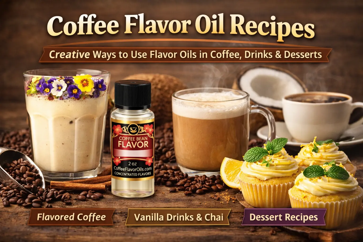 Coffee Flavor Oil Recipes | Ideas for Coffee, Drinks, and Desserts