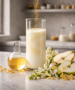 Honeysuckle Coffee Bean Flavor Oil featuring floral honeysuckle notes, vanilla sweetness, honey nectar, pear, apple, and orange undertones for premium beverage and coffee applications.