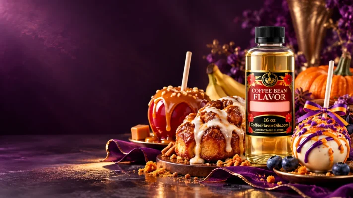 Coffee Flavor Oils fall and winter flavors featuring Pumpkin Monkey Bread and Blumpkin Cake Pop